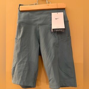 Nike Women's Sage Green Bike Shorts